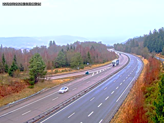 <h2>Caméra autoroute France - N57, Côte de la demoiselle direction Remiremont</h2>