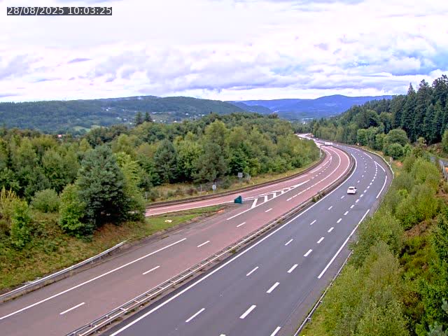 Caméra autoroute France - N57, Côte de la demoiselle direction Remiremont