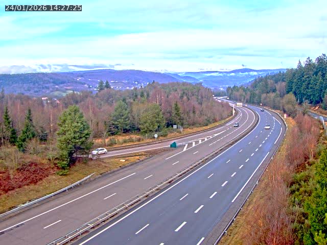 <h2>Caméra autoroute France - N57, Côte de la demoiselle direction Remiremont</h2>