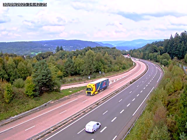 <h2>Caméra autoroute France - N57, Côte de la demoiselle direction Remiremont</h2>