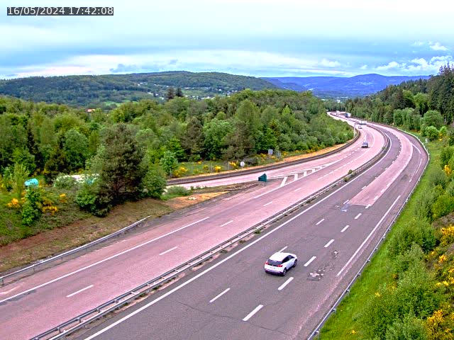 Caméra autoroute France - N57, Côte de la demoiselle direction Remiremont