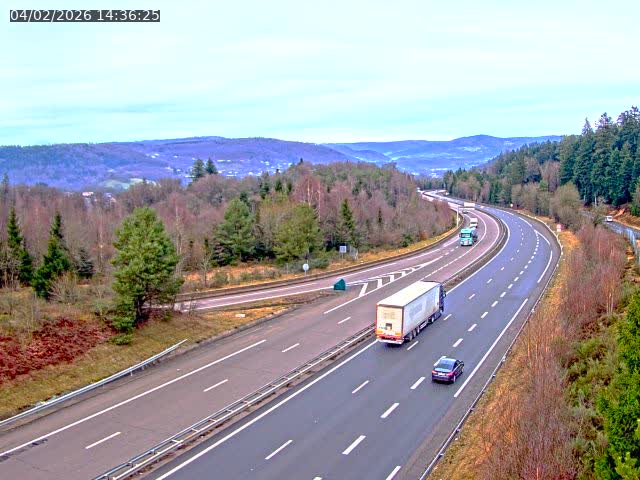 <h2>Caméra autoroute France - N57, Côte de la demoiselle direction Remiremont</h2>