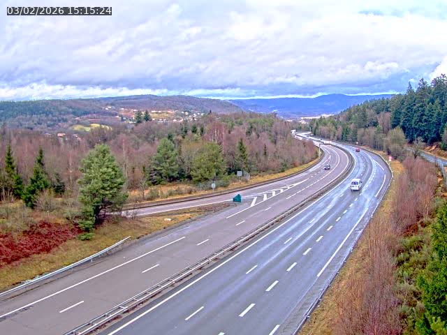 <h2>Caméra autoroute France - N57, Côte de la demoiselle direction Remiremont</h2>