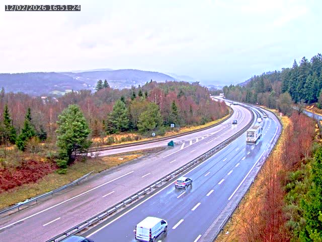 <h2>Caméra autoroute France - N57, Côte de la demoiselle direction Remiremont</h2>
