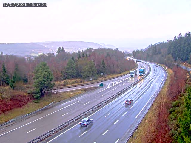 <h2>Caméra autoroute France - N57, Côte de la demoiselle direction Remiremont</h2>