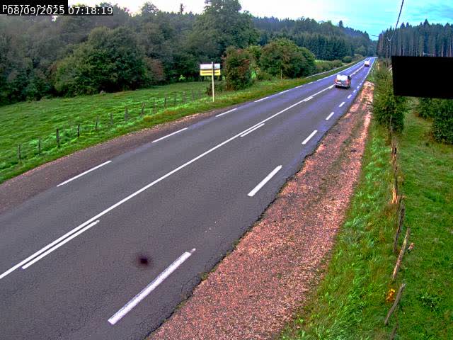 Caméra autoroute France - N57, Côte de la main direction Besançon