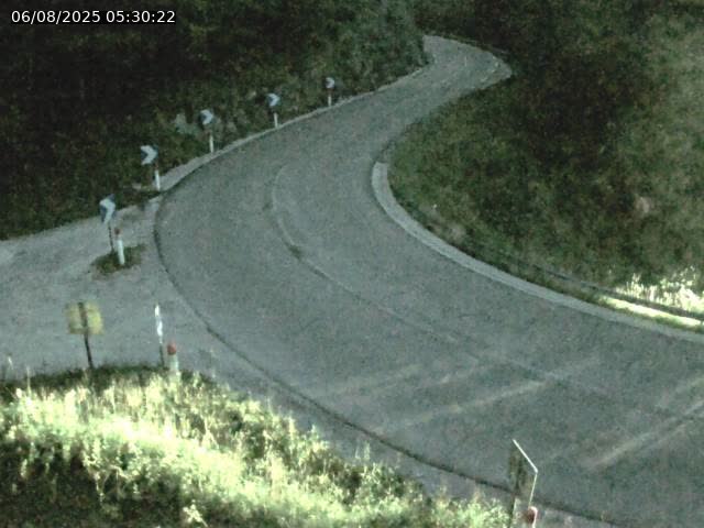 Webcam dans le Jura, sur la N5 dans la côte des Rousses à proximité de Morez