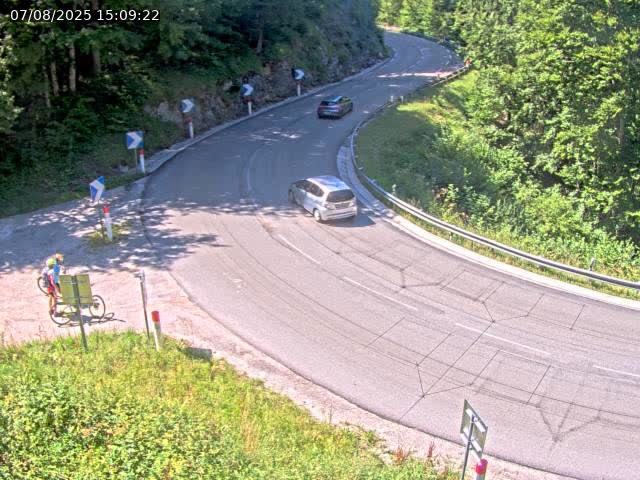 <h2>Webcam dans le Jura, sur la N5 dans la côte des Rousses à proximité de Morez</h2>