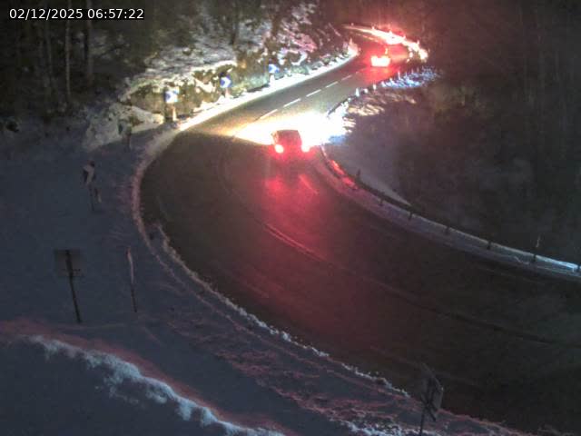 <h2>Webcam dans le Jura, sur la N5 dans la côte des Rousses à proximité de Morez</h2>