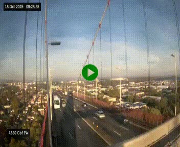 <h2>Webcam autoroute sur le périphérique de Bordeaux (A630) au nord de la ville. Caméra située sur le Pont d'Aquitaine.</h2>