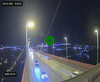 <h2>Webcam autoroute sur le périphérique de Bordeaux (A630) au nord de la ville. Caméra située sur le Pont d'Aquitaine.</h2>