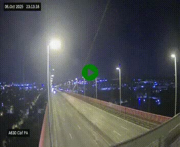 <h2>Webcam autoroute sur le périphérique de Bordeaux (A630) au nord de la ville. Caméra située sur le Pont d'Aquitaine.</h2>