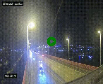 <h2>Webcam autoroute sur le périphérique de Bordeaux (A630) au nord de la ville. Caméra située sur le Pont d'Aquitaine.</h2>