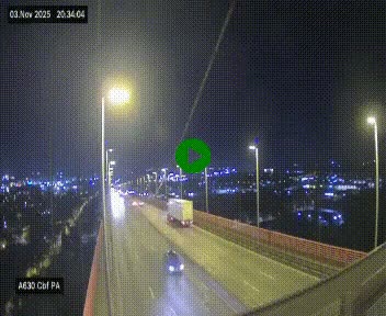 <h2>Webcam autoroute sur le périphérique de Bordeaux (A630) au nord de la ville. Caméra située sur le Pont d'Aquitaine.</h2>