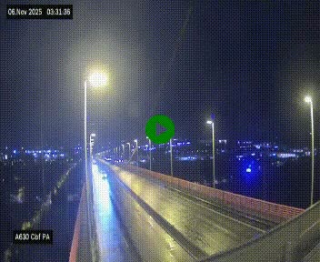 <h2>Webcam autoroute sur le périphérique de Bordeaux (A630) au nord de la ville. Caméra située sur le Pont d'Aquitaine.</h2>