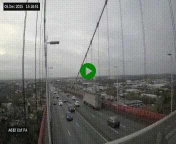 <h2>Webcam autoroute sur le périphérique de Bordeaux (A630) au nord de la ville. Caméra située sur le Pont d'Aquitaine.</h2>