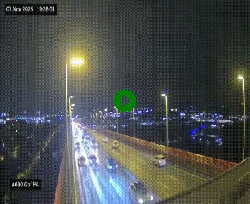 <h2>Webcam autoroute sur le périphérique de Bordeaux (A630) au nord de la ville. Caméra située sur le Pont d'Aquitaine.</h2>