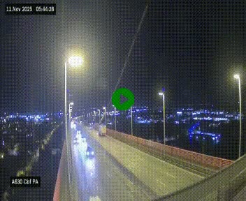 <h2>Webcam autoroute sur le périphérique de Bordeaux (A630) au nord de la ville. Caméra située sur le Pont d'Aquitaine.</h2>
