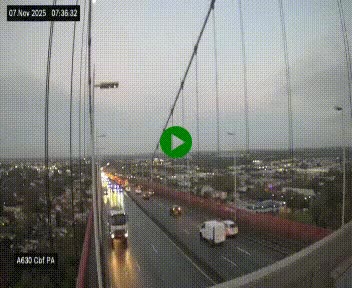 <h2>Webcam autoroute sur le périphérique de Bordeaux (A630) au nord de la ville. Caméra située sur le Pont d'Aquitaine.</h2>