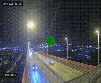 <h2>Webcam autoroute sur le périphérique de Bordeaux (A630) au nord de la ville. Caméra située sur le Pont d'Aquitaine.</h2>