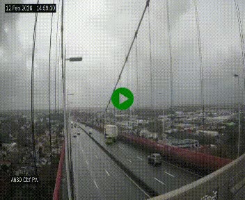 <h2>Webcam autoroute sur le périphérique de Bordeaux (A630) au nord de la ville. Caméra située sur le Pont d'Aquitaine.</h2>