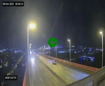 <h2>Webcam autoroute sur le périphérique de Bordeaux (A630) au nord de la ville. Caméra située sur le Pont d'Aquitaine.</h2>