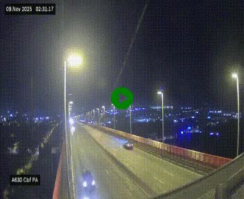 <h2>Webcam autoroute sur le périphérique de Bordeaux (A630) au nord de la ville. Caméra située sur le Pont d'Aquitaine.</h2>