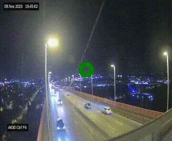 <h2>Webcam autoroute sur le périphérique de Bordeaux (A630) au nord de la ville. Caméra située sur le Pont d'Aquitaine.</h2>