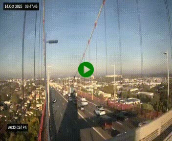 <h2>Webcam autoroute sur le périphérique de Bordeaux (A630) au nord de la ville. Caméra située sur le Pont d'Aquitaine.</h2>