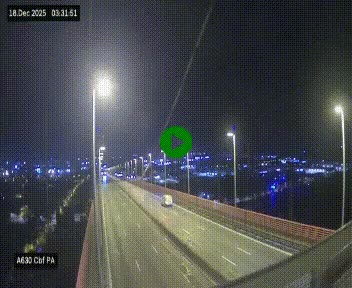 <h2>Webcam autoroute sur le périphérique de Bordeaux (A630) au nord de la ville. Caméra située sur le Pont d'Aquitaine.</h2>