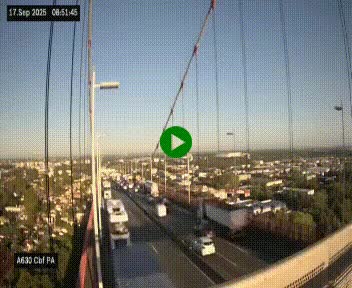 <h2>Webcam autoroute sur le périphérique de Bordeaux (A630) au nord de la ville. Caméra située sur le Pont d'Aquitaine.</h2>