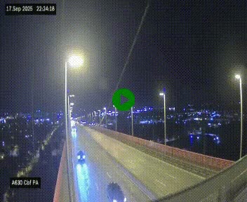 <h2>Webcam autoroute sur le périphérique de Bordeaux (A630) au nord de la ville. Caméra située sur le Pont d'Aquitaine.</h2>