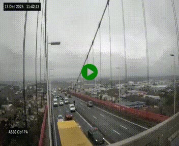 <h2>Webcam autoroute sur le périphérique de Bordeaux (A630) au nord de la ville. Caméra située sur le Pont d'Aquitaine.</h2>