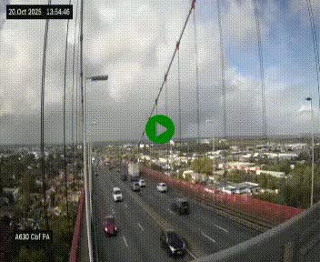 <h2>Webcam autoroute sur le périphérique de Bordeaux (A630) au nord de la ville. Caméra située sur le Pont d'Aquitaine.</h2>