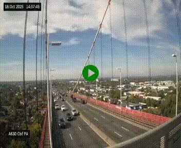 <h2>Webcam autoroute sur le périphérique de Bordeaux (A630) au nord de la ville. Caméra située sur le Pont d'Aquitaine.</h2>
