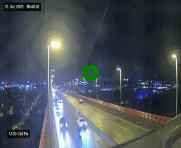 <h2>Webcam autoroute sur le périphérique de Bordeaux (A630) au nord de la ville. Caméra située sur le Pont d'Aquitaine.</h2>