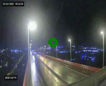 <h2>Webcam autoroute sur le périphérique de Bordeaux (A630) au nord de la ville. Caméra située sur le Pont d'Aquitaine.</h2>