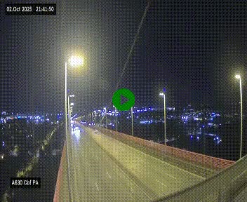 <h2>Webcam autoroute sur le périphérique de Bordeaux (A630) au nord de la ville. Caméra située sur le Pont d'Aquitaine.</h2>