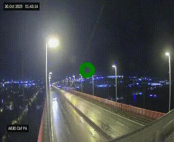 <h2>Webcam autoroute sur le périphérique de Bordeaux (A630) au nord de la ville. Caméra située sur le Pont d'Aquitaine.</h2>