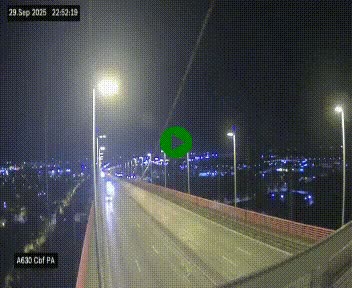 <h2>Webcam autoroute sur le périphérique de Bordeaux (A630) au nord de la ville. Caméra située sur le Pont d'Aquitaine.</h2>