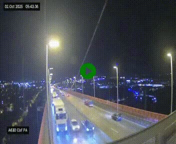 <h2>Webcam autoroute sur le périphérique de Bordeaux (A630) au nord de la ville. Caméra située sur le Pont d'Aquitaine.</h2>
