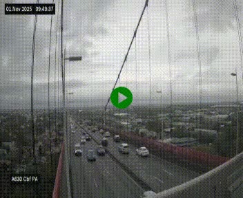 <h2>Webcam autoroute sur le périphérique de Bordeaux (A630) au nord de la ville. Caméra située sur le Pont d'Aquitaine.</h2>