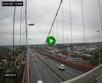 <h2>Webcam autoroute sur le périphérique de Bordeaux (A630) au nord de la ville. Caméra située sur le Pont d'Aquitaine.</h2>