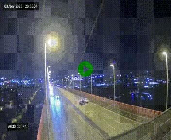 <h2>Webcam autoroute sur le périphérique de Bordeaux (A630) au nord de la ville. Caméra située sur le Pont d'Aquitaine.</h2>