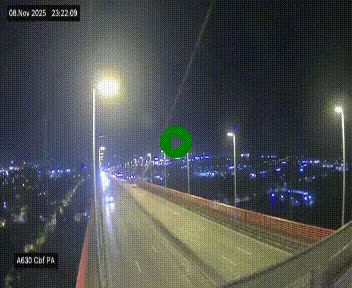 <h2>Webcam autoroute sur le périphérique de Bordeaux (A630) au nord de la ville. Caméra située sur le Pont d'Aquitaine.</h2>