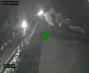 <h2>Vue en direct de l'autoroute A10 grâce à un drône situé au-dessus du péage de Virsac</h2>