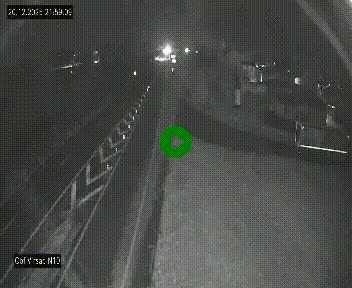 <h2>Vue en direct de l'autoroute A10 grâce à un drône situé au-dessus du péage de Virsac</h2>