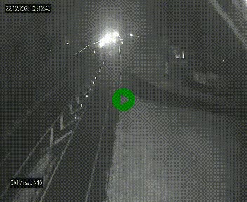 <h2>Vue en direct de l'autoroute A10 grâce à un drône situé au-dessus du péage de Virsac</h2>