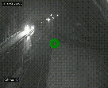 <h2>Vue en direct de l'autoroute A10 grâce à un drône situé au-dessus du péage de Virsac</h2>