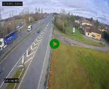 <h2>Vue en direct de l'autoroute A10 grâce à un drône situé au-dessus du péage de Virsac</h2>
